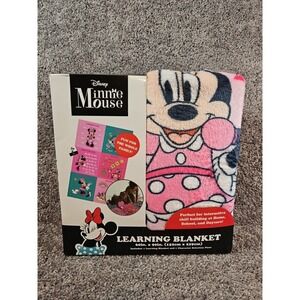 Disney Minnie Mouse Early Education Learning 60in x 90in Plush Blanket
